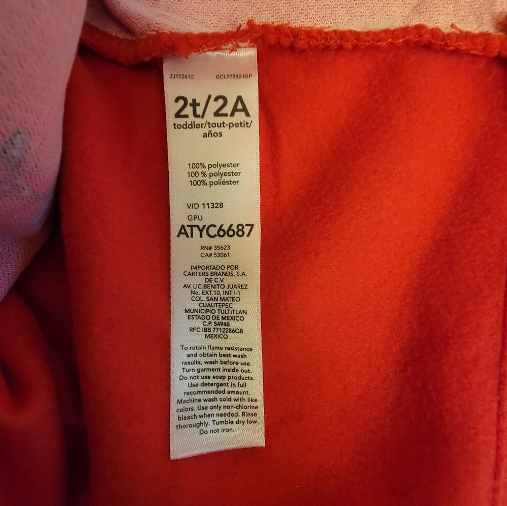 Carter's Christmas Pajama Set Size 2T - NWT
